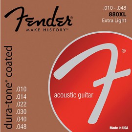 струни FENDER 880XL 80_20 COATED для акустичної гітари
