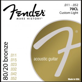 струни FENDER 70cl для акустичної гітари