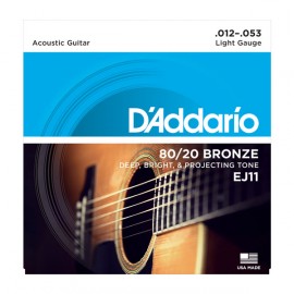daddario ej11 струны для акустической гитары