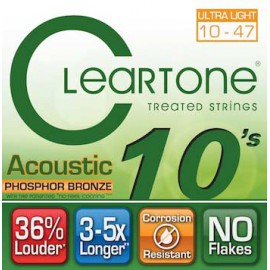 Cleartone 7410 Acoustic Phosphor Bronze Ultra Light 10-47
