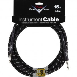 fender-custom-shop-cable-4-5m-btw-black-tweed_кабель_5м