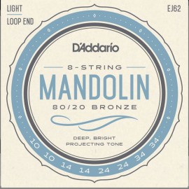 D'ADDARIO EJ62 MANDOLIN бронзові струни