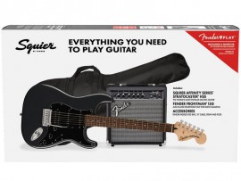 SQUIER AFFINITY SERIES STRAT PACK HSS CHARCOAL FROST METALLIC_
