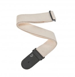 D'Addario 50CT01 Guitar Strap Cotton - Natural
