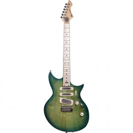 Universum Guitars Marianna Premium 4SL Tremolo 2018 Green Burst High Gloss