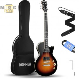 Donner 39 Inch LP Electric Guitar_набір