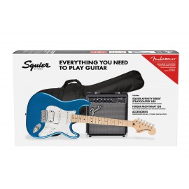 SQUIER by FENDER AFFINITY SERIES STRAT PACK HSS LAKE PLACID BLUE_5